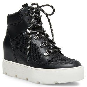 Madden Girl Negan Lace-Up Hiker Wedge Sneakers